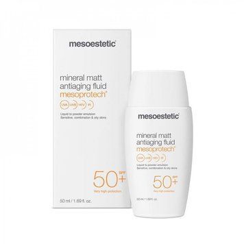 Минеральный матирующий флюид для жирной кожи SPF 50+ 500111 фото
